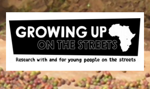 Growing up on the streets logo