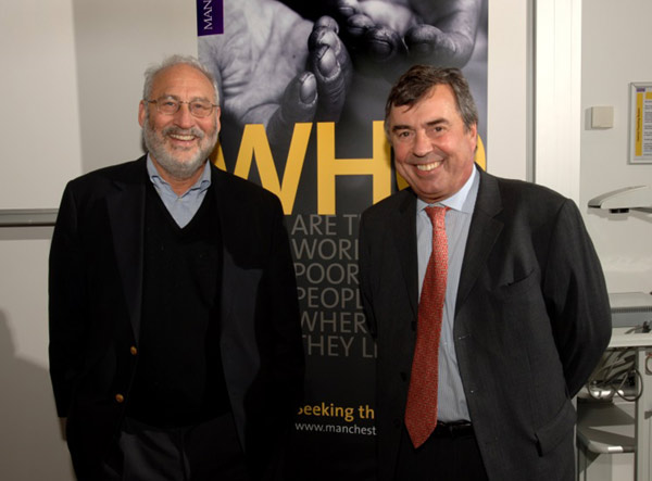 Former Chair of the BWPI, Joseph Stiglitz (left) with Former World Bank Chief Economist François Bourguignon