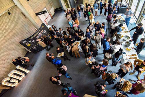 GDI staff, masters students and PhDs celebrate the end of the academic year.