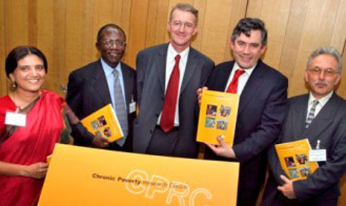 The parliamentary launch of the final Chronic Poverty Research Centre report attracted Chancellor of the Exchequer, Gordon Brown and Secretary of State for International Development, Hilary Benn.