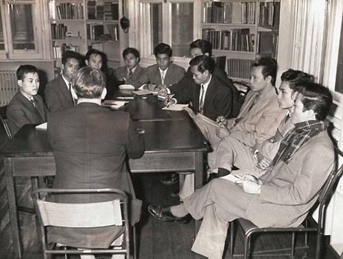 Students from Laos in 1958