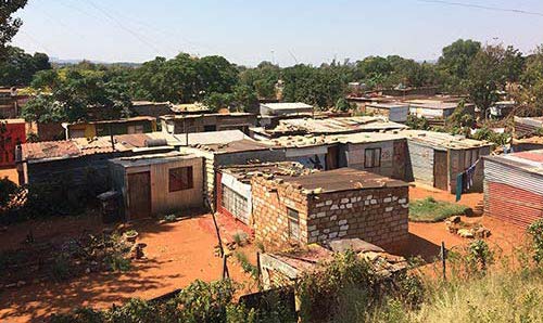 Houses in a village