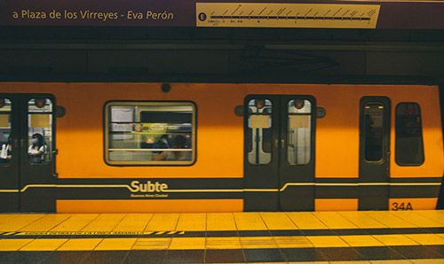 train in Buenos Aires, CABA, Argentina